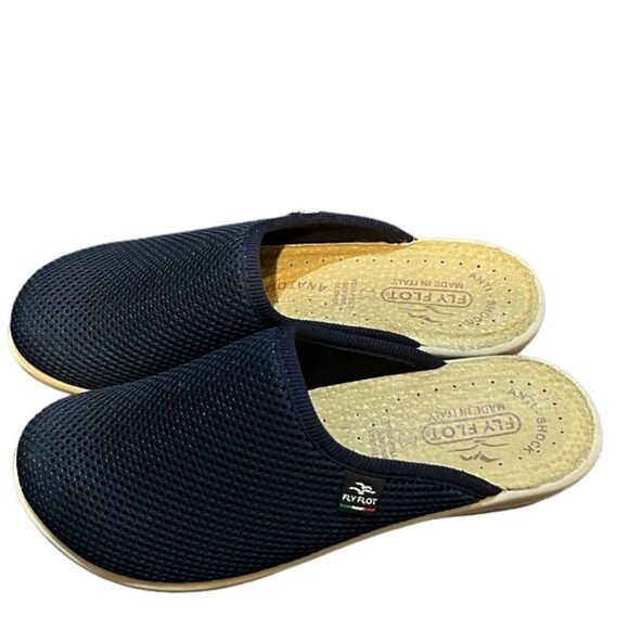 Fly Flot Navy Women’s Anatomic Anti shock Clogs  Size 6 - Picture 1 of 9